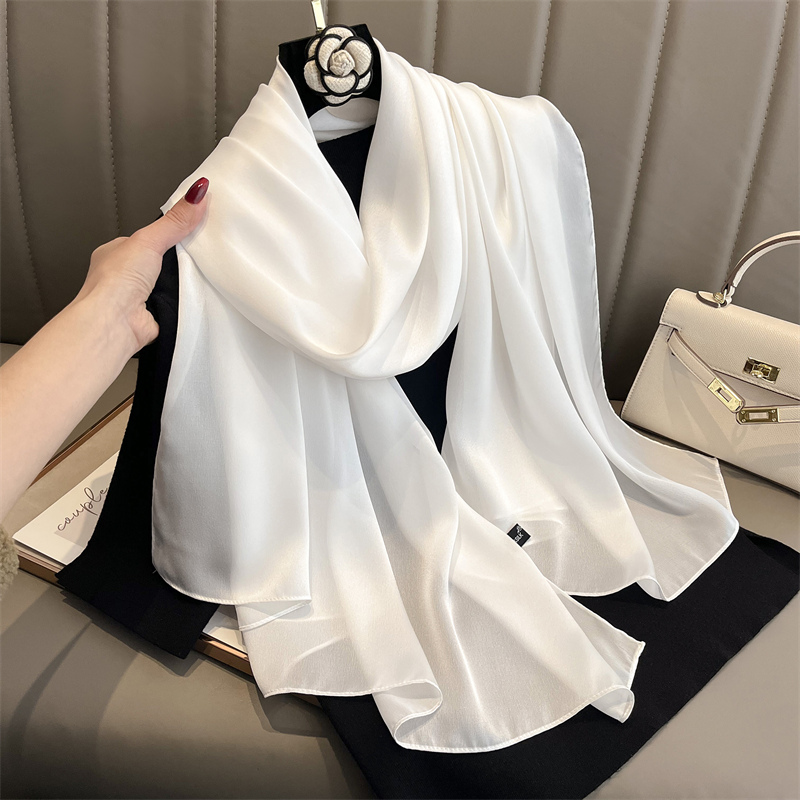 Scarf Silk Square - 2024 marca de lujo primavera Pashmina