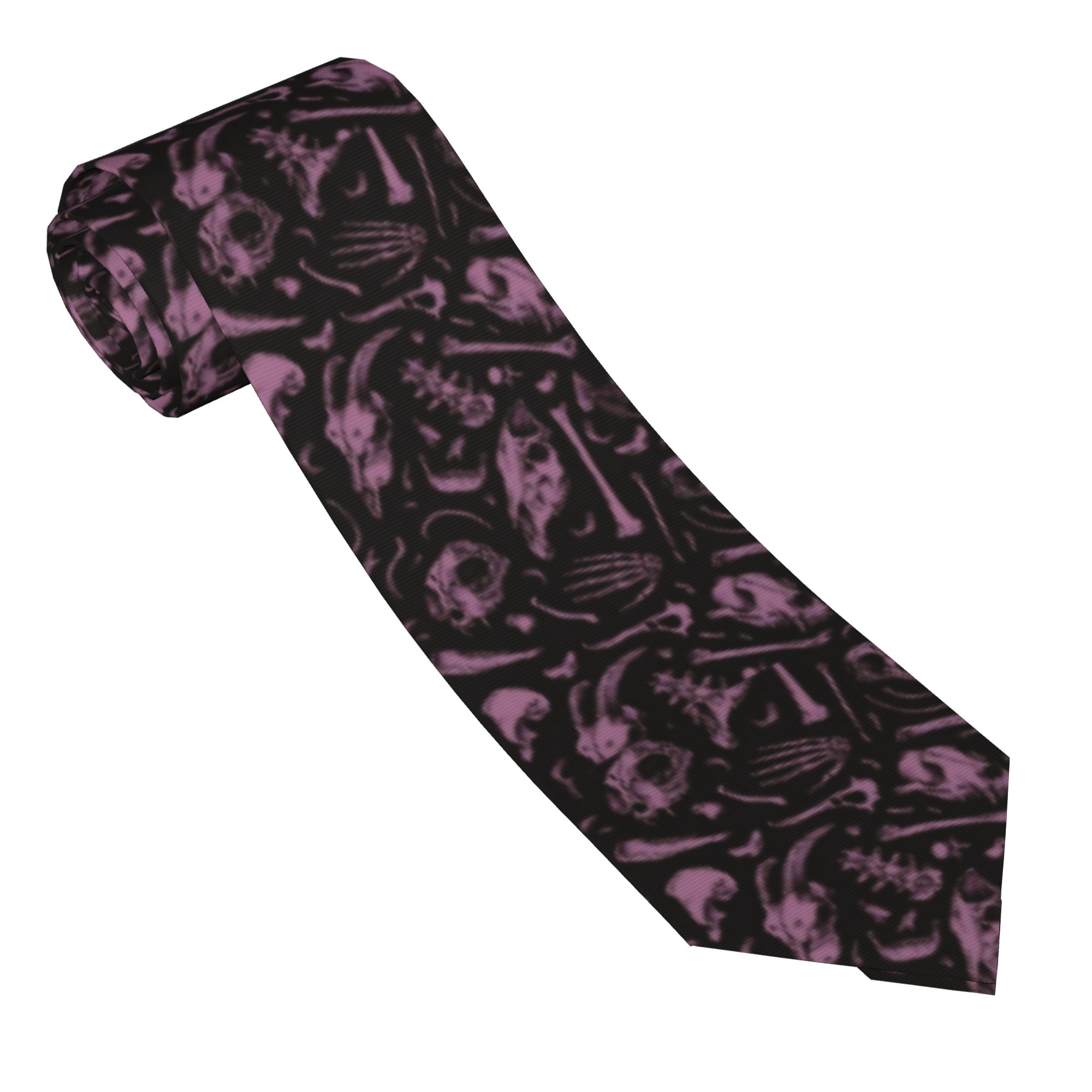 Skinny Tie Men - Corbata Gótica Coqueta de Halloween Unisex