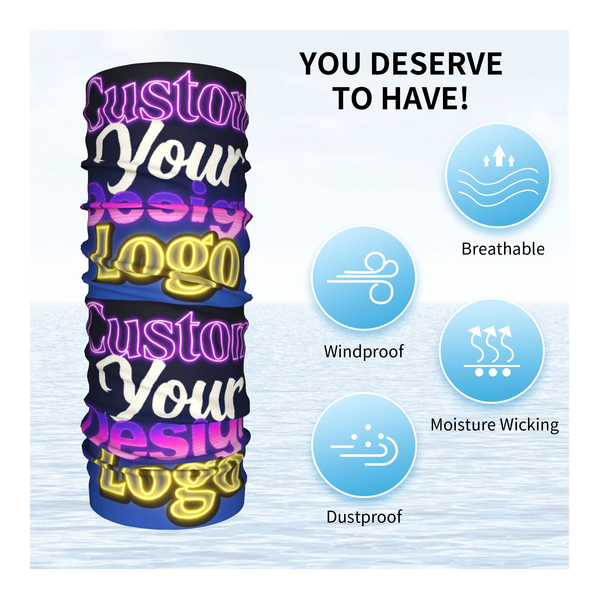 Pañuelo Tubular Personalizado  - Neck Warmer Tube reseña y precio