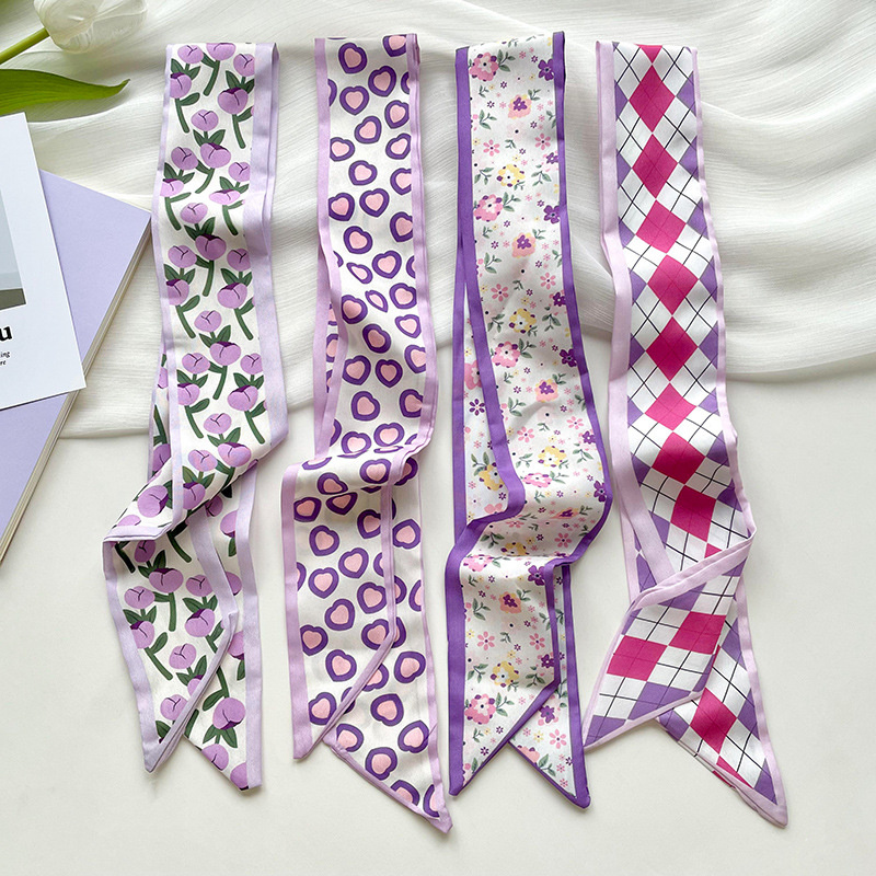 Nueva bufanda de seda corta y  - Ascot Neck Scarf reseña y precio