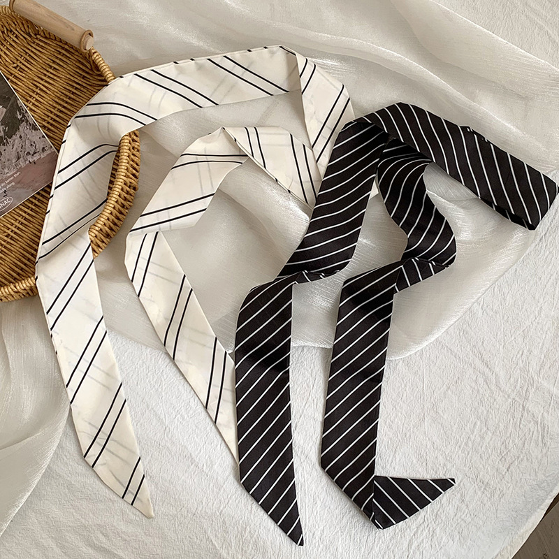 Nueva bufanda de seda a rayas  - Silk Tie Striped reseña y precio