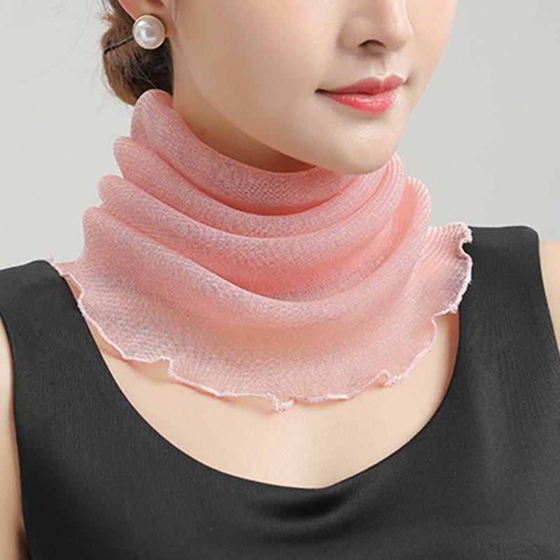 Bufanda de gasa con cuello par - Ascot Neck Scarf reseña y precio
