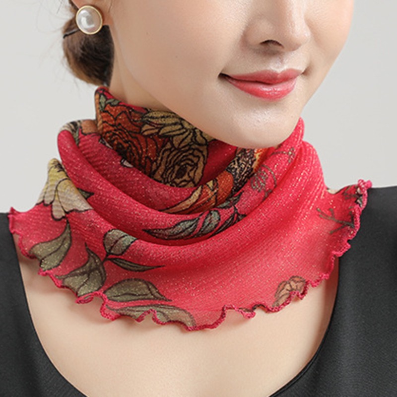 Bufanda de gasa con cuello par - Ascot Neck Scarf reseña y precio